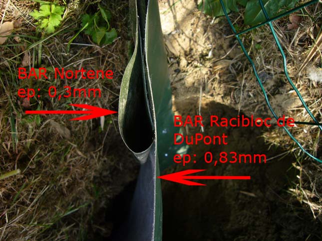 barriere anti rhizomes bambous BAR70 tranche