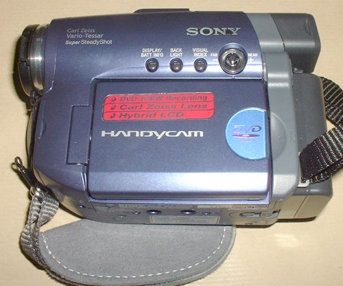 dvd cam sony dcr-dvd91e