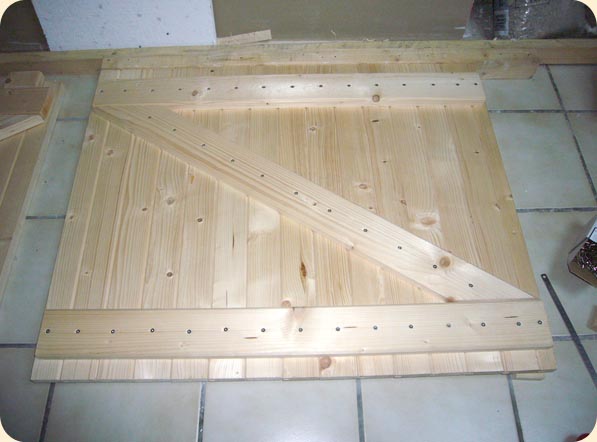 fabriquer ses volets battant en bois