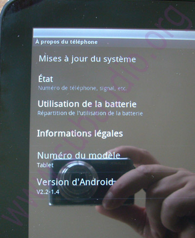 mise  jour android 2.2 viewpad 10
